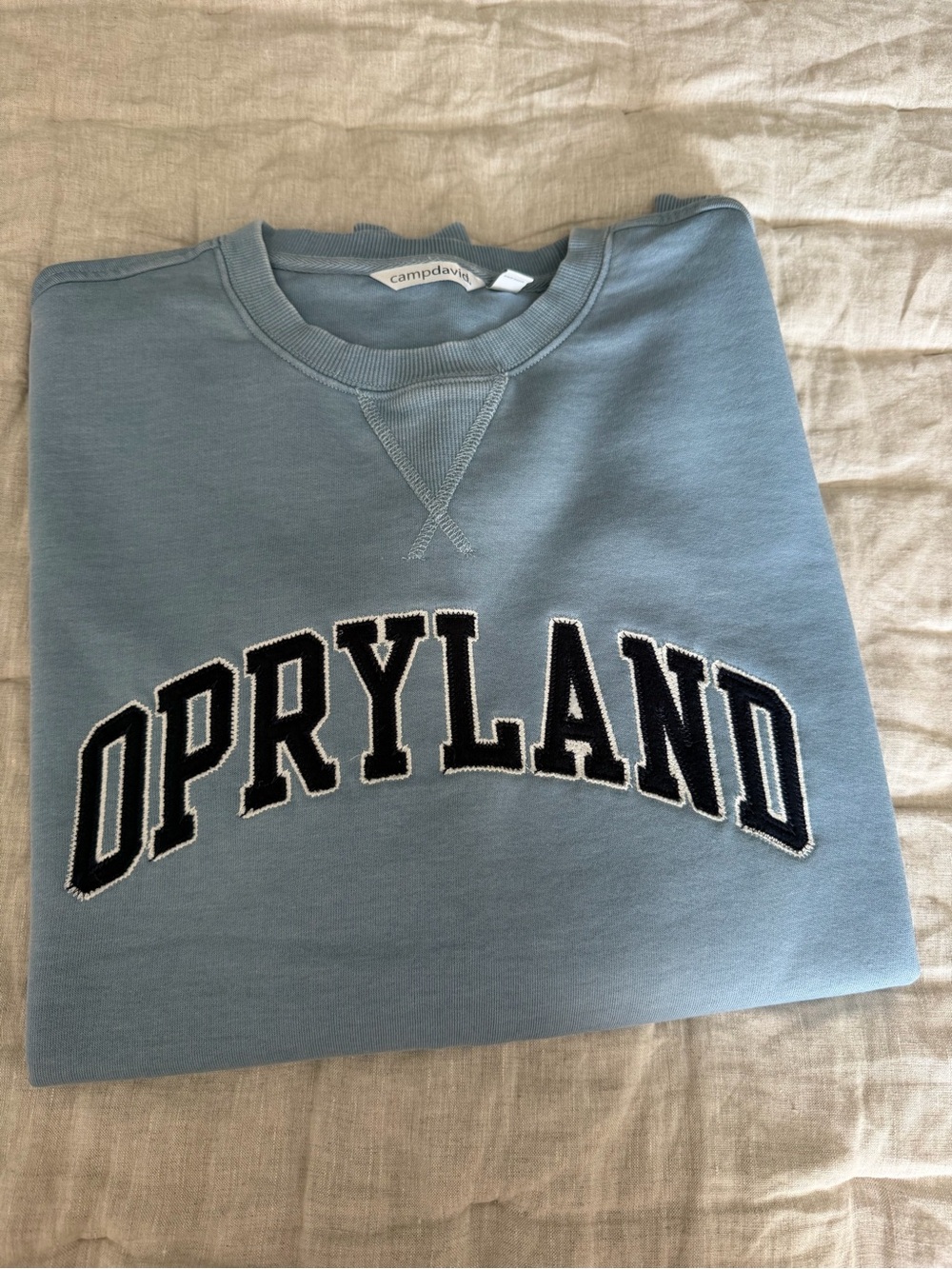 Opryland Camp David sweatshirt blue, medium